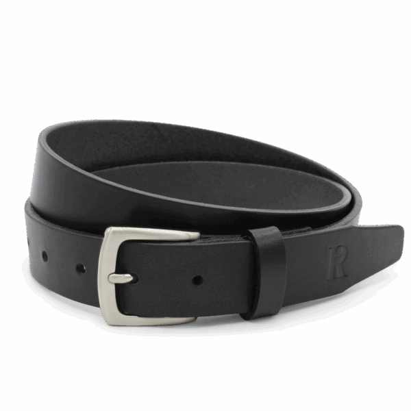 Gürtel Damen Leder Schwarz Damengürtel 3 cm