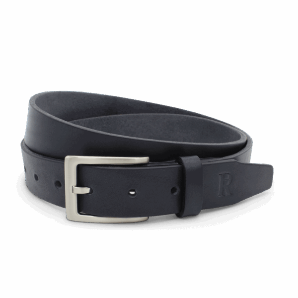 Ledergürtel Gürtel Blau Herren 3cm Herrengürtel