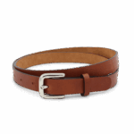 Schmaler Gürtel Damen Taillengürtel Braun Leder für Kleid