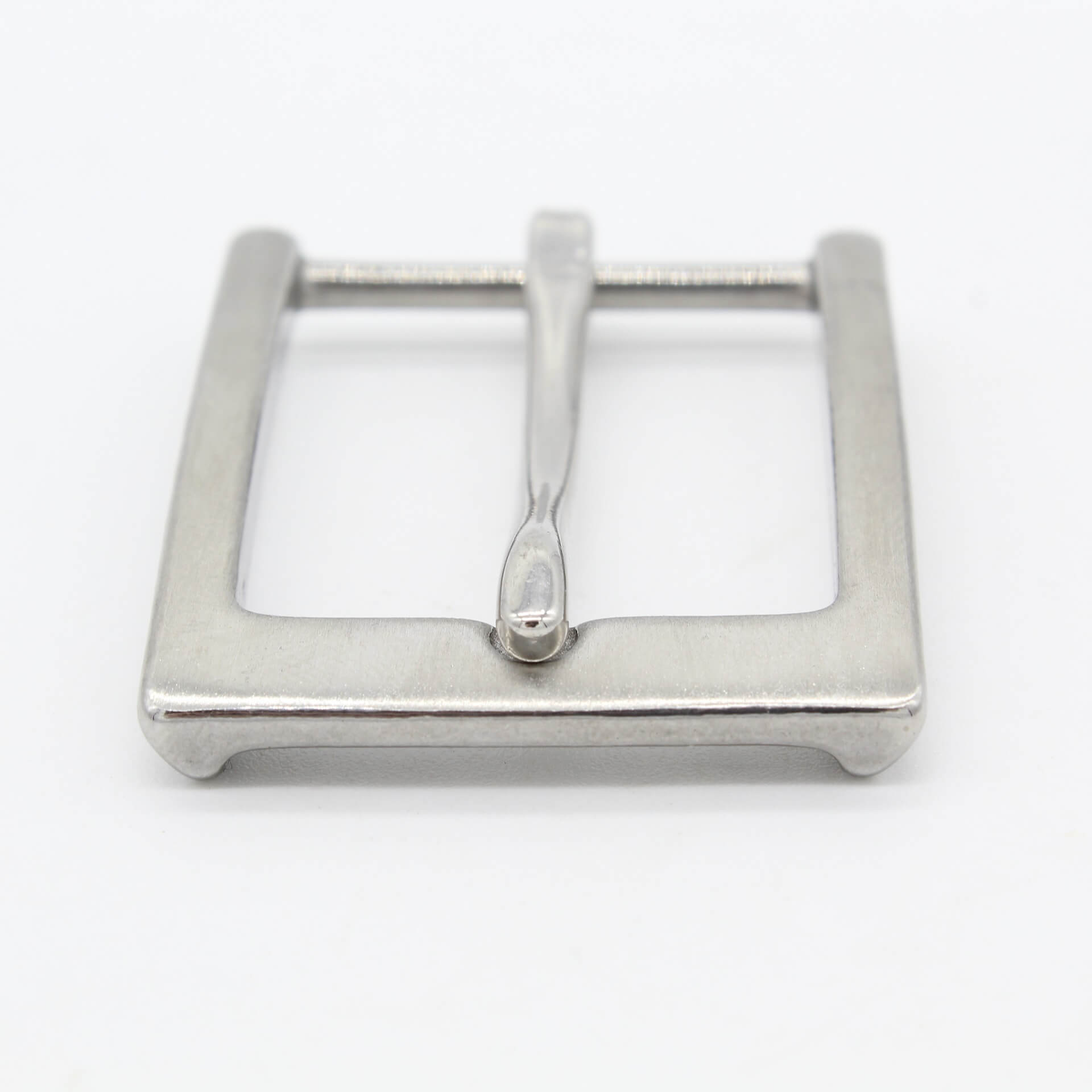 Filigrane Gürtelschnalle Edelstahl massiv, 30mm – Bild 3
