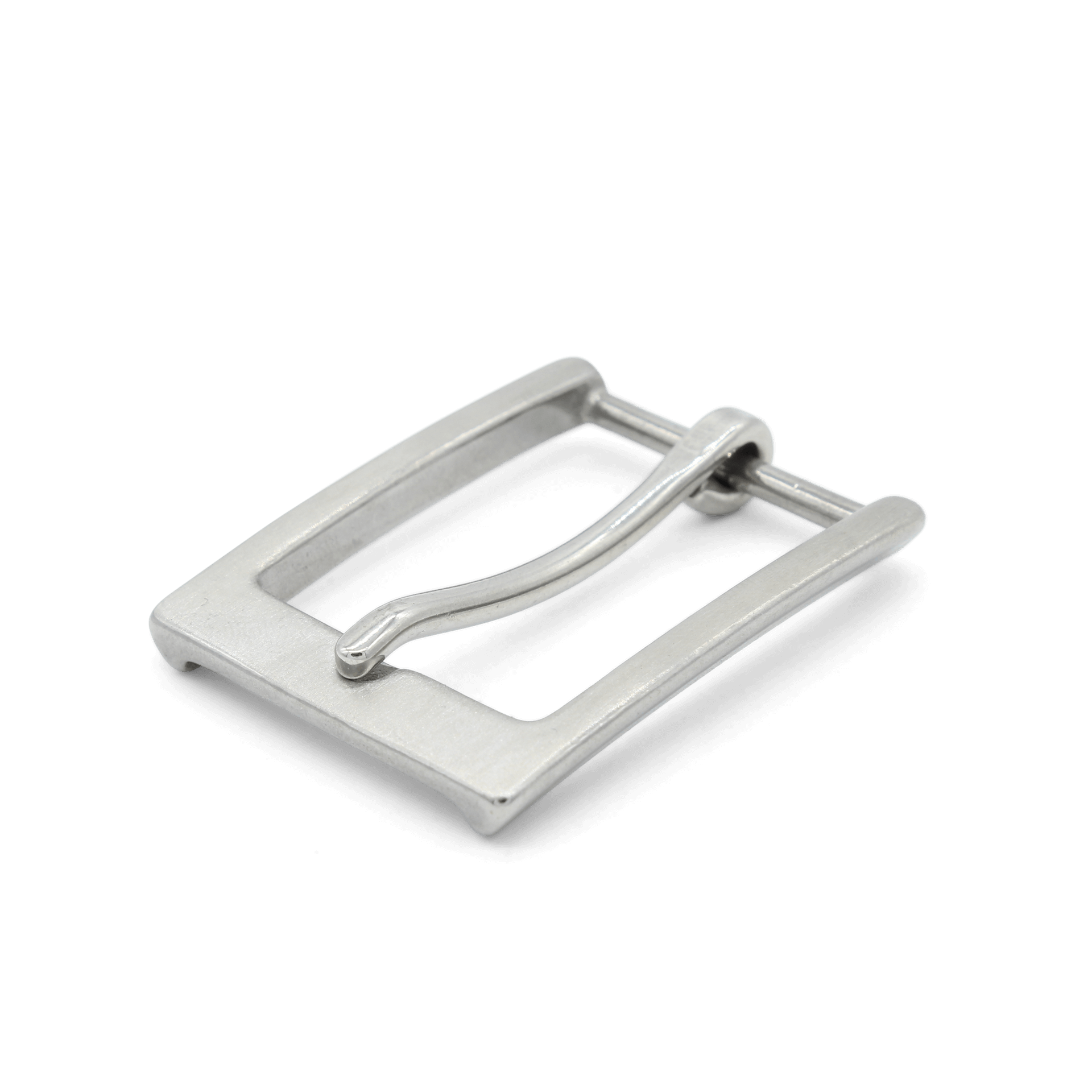 Gürtelschnalle Edelstahl massiv gebürstet 30mm 30 mm